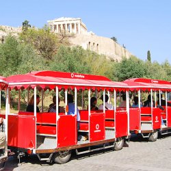 Athens Happy Train at the Parthenon